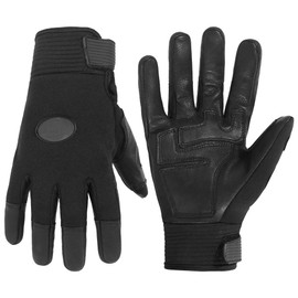 HANDLANDY Gardening Gloves for Men and Women, Leather Work Gloves, Comfortable Garden Yard Work Gloves Large