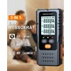 MESITOOL EMF Meter EF/MF/RF 3-in-1 Electromagnetic Field Meter Digital Electromagnetic