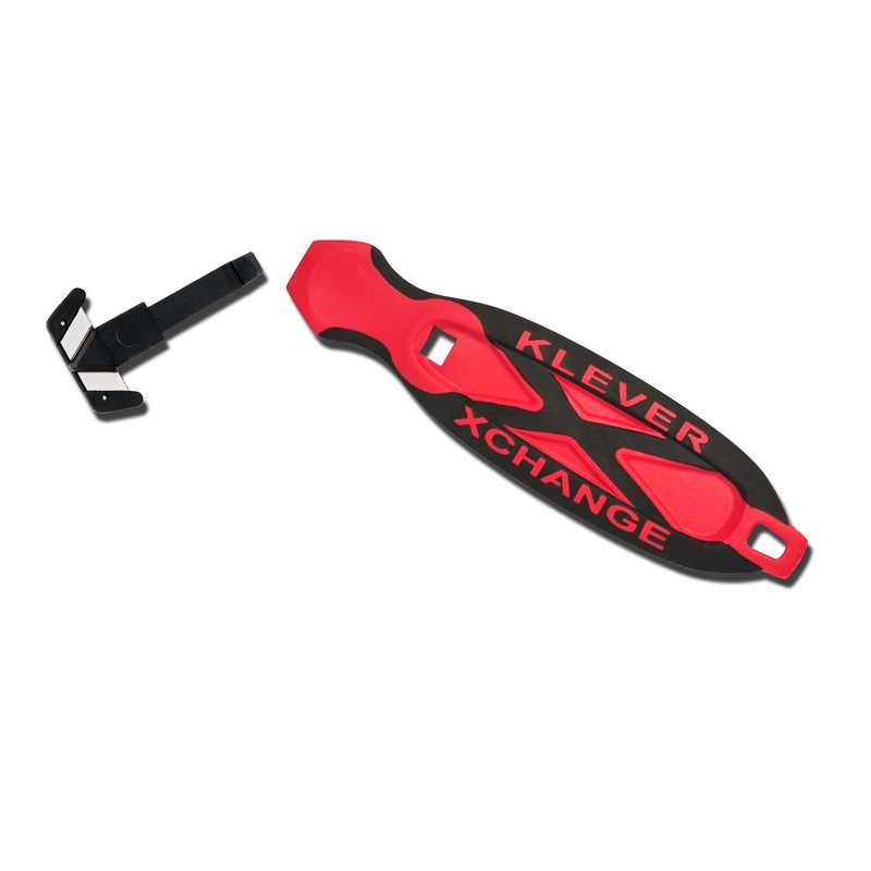 25/Pack Klever X Change Replacement Blade Head for Deluxe Safety