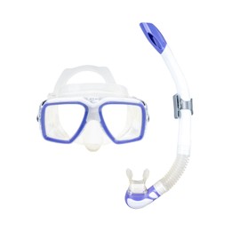 MARES Unisex Adult Ray Snorkeling Combo, Mask & Snorkel Diving Set, Lilac