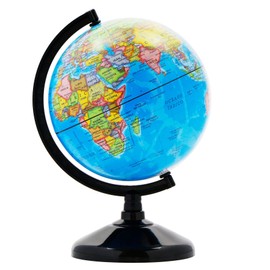 EXERZ 14 cm Student Globe – Spanish Map – Globe Education Rotating – Educational/Geographical – Teaching Material Globes Political Map – Diameter 14 cm