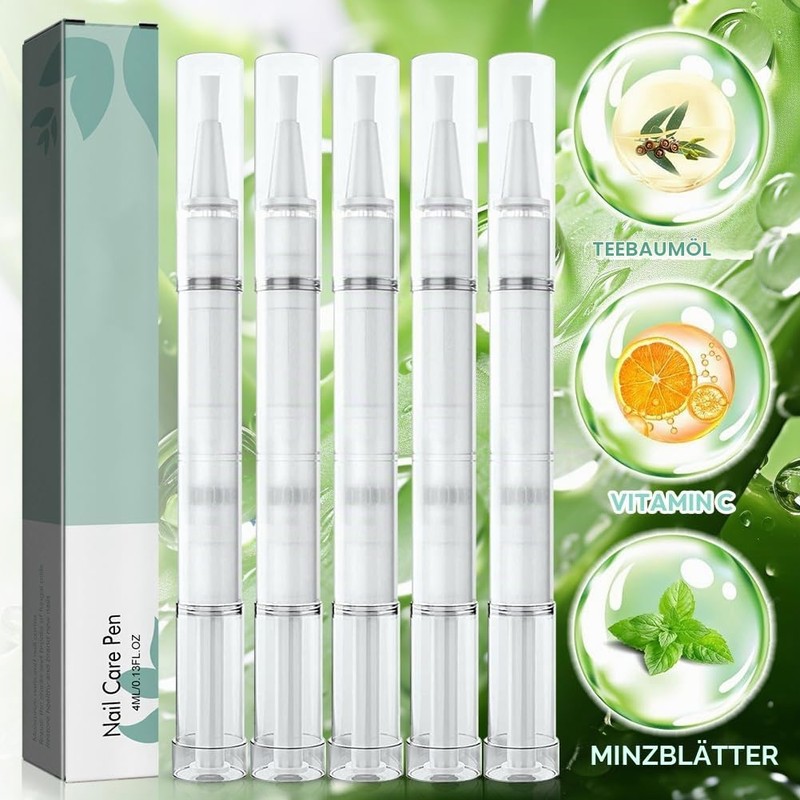Pack of 5 Nail Care Pens with Tea Tree Oil,