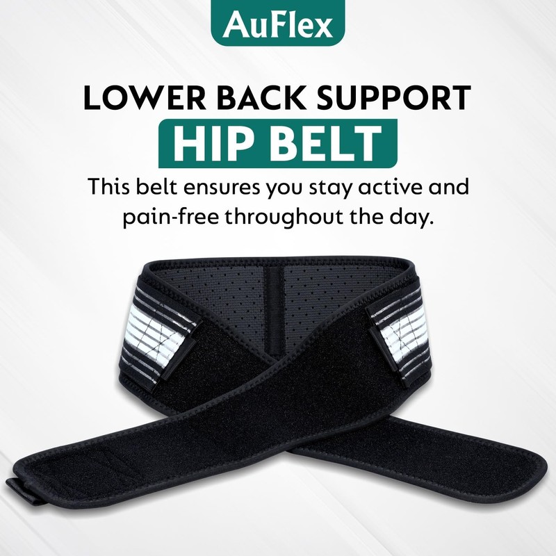 AuFlex Sciatica Belt for Women & Men – Adjustable Neoprene