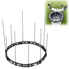 Bird Spikes Compatible with Ambient Weather WS-2902 & WS-2000, Adjustable Weather Station Bird Spike Kit with Stainless Steel Locking Ties and Wires for Gauge Rain Funnel Protection