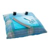 Manicure Cushion Nail Pillow CRAGGI Blue Tweed Nail Manicure Pillow