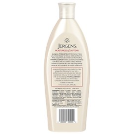 Jergens Original Scent Dry Skin Moisturizer, Body and Hand Lotion, for Long Lasting Skin Hydration, 10 Ounce, with HYDRALUCENCE blend and Cherry Almond Essence