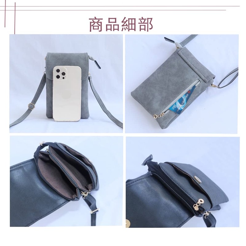 ThreeSix Women's Smartphone Pouch, Shoulder Bag, Smartphone Pochette, Portable Pouch,