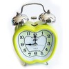 HAND ® Q8916 Extremely Silent Quartz Twin Bell Metal Apple