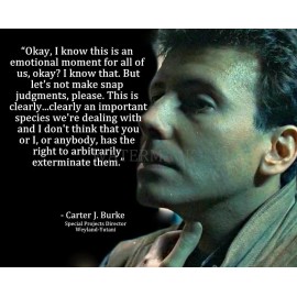 ALIENS CARTER BURKE MOVIE QUOTE  CLEARLY AN IMPORTANT SPECIES PHOTO 8X10