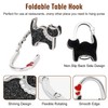 2 Pieces of Cat-Shaped Hooks, Creative Hooks, Portable Desktop Hooks,
