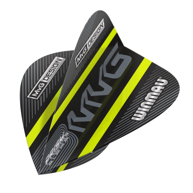 WINMAU Prism Alpha Michael van Gerwen MvG Black and Green