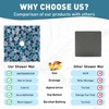 Square Shower Mat Non Slip: 24 x 24 Inch Shower