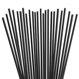 Disposable Collins Straws - Cocktail Straws (Black, 500)