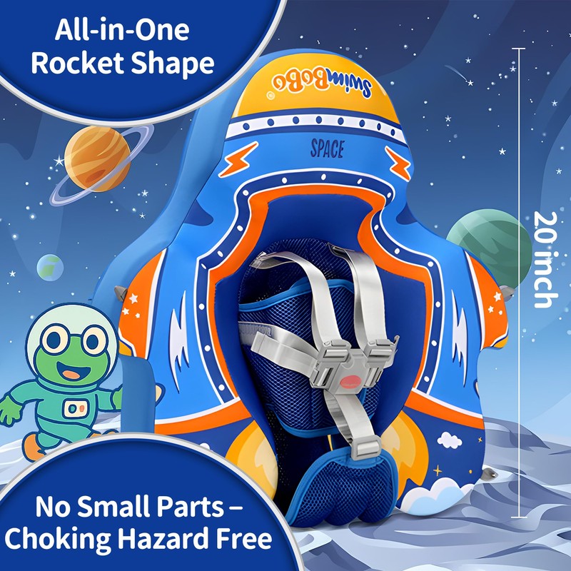 ROHSCE Baby Beach Float with Canopy 1 Year Old Pool