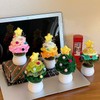 Hand-Knitted Christmas Tree Table Decoration - Finished Product - Ideal Gift Free Size/NO.3 5ea