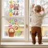9 Sheets Easter Window Stickers,Easter Window Clings,Easter Stickers for Kids,Double