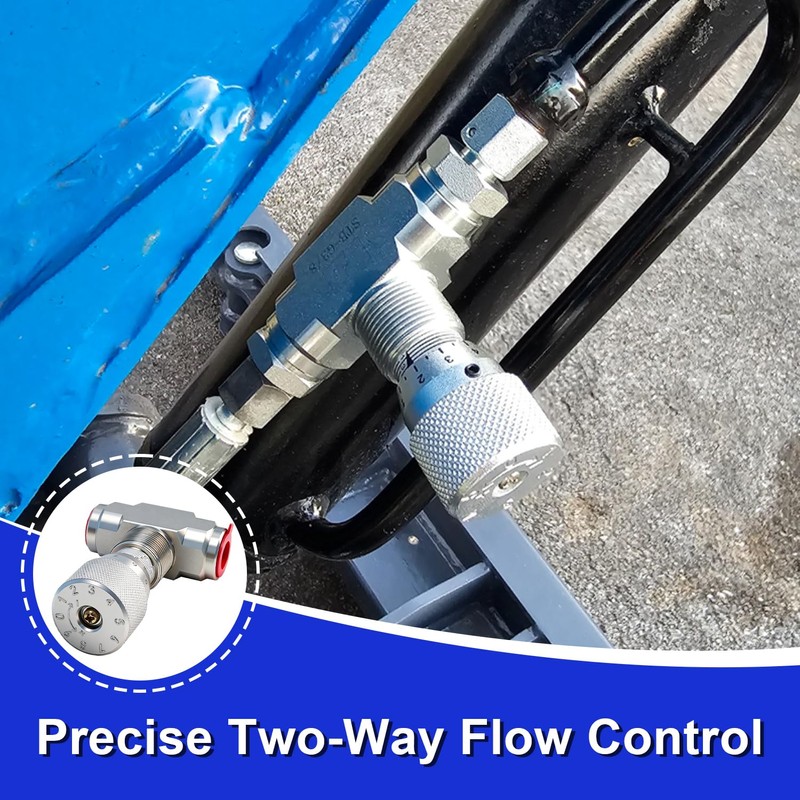 SDRZJX L08 Hydraulic Flow Control Valve Bidirectional Restrictor Compatible with