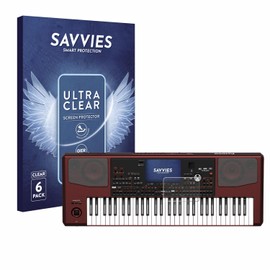 Savvies Pack of 6 Screen Protectors for Korg Pa1000 Screen Protector Ultra Transparent