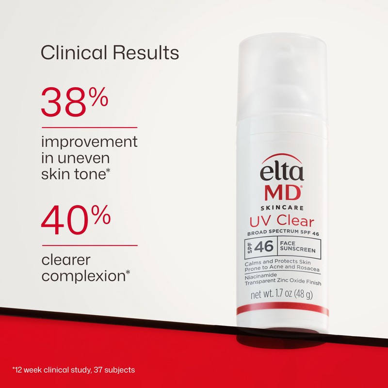 EltaMD UV Clear Face Sunscreen SPF 46, Oil-Free Sunscreen with