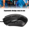 Gaming Wired Mouse RGB 6 DPI Levels High Accuracy Black
