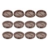 sourcing map 12Pcs 60mm/2.36" Circular Soffit Air Vents, Plastic Soffit