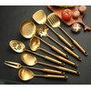 Gold Kitchen Utensils Set, Standcn 9 PCS 304 Stainless Steel