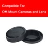 OM Camera Body Cap & Rear Lens Cover Compatible for