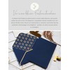JoliCoon 5 Envelopes A6 Dark Blue with Gold Foil and