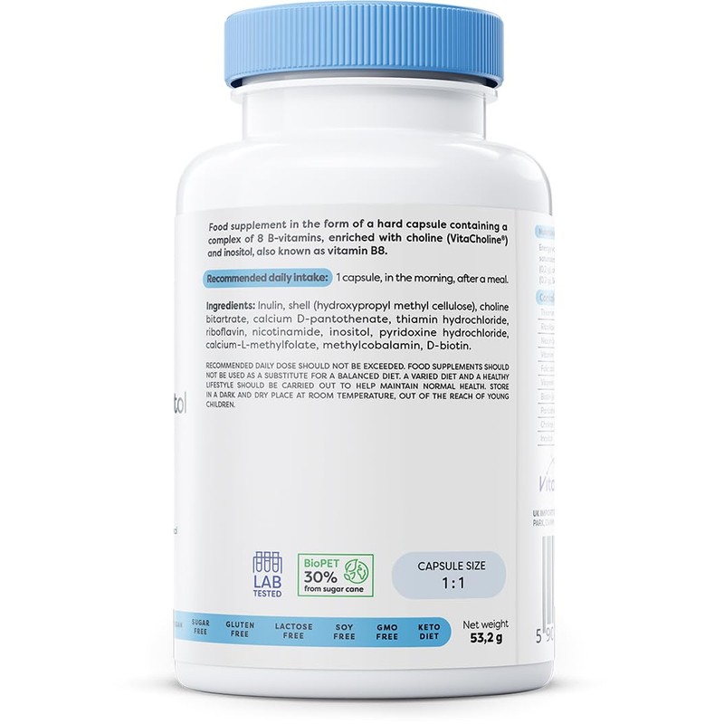 Osavi B-Complex with Choline & Inositol - 120 Vegan caps