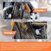 New Radiator Cover Guard Grill Grille Shrouds Cooler Protector Compatible