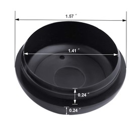 L CONTINUE 24 Pack Iron Outdoor Patio Furniture Chair and Table Feet Glide Protectors