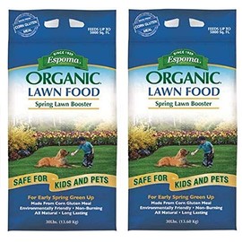 Espoma EOLB30 Organic Lawn Booster Fertilizer, 30-Pound (Twо Pаck)