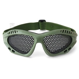 [SHENKEL] Tactical Mesh Goggles Eye Protector Compact Lightweight/Eye Protection OD Olive Drab