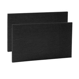 2PCS AQBHXJP Battery Tray Mat 12x7 Inch – Heavy-Duty Shockproof & Acid-Resistant Pad, Ultra-Thin 1/10" Vibration Dampener for Automotive/Marine/RV, Non-Slip, Flame Retardant (-40°F to 220°F)