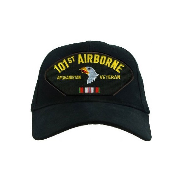 EAGLE CREST 101st Airborne Afghanistan Veteran with Ribbons Cap