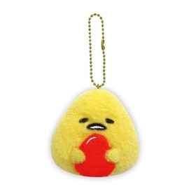 K Company Sanrio Characters (Onigiri Series) Ball Chain Mascot Gudetama SAON-BM-GU H6.5 x W 7.4 x D 3 cm
