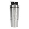 Shaker Bottle Stainless Steel Protein Shaker with Scales Portable Shaker