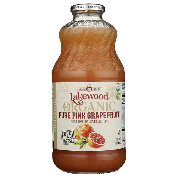 Lakewood Organic Fresh Pressed Pure Pink Grapefruit (1 X 32 FL OZ)