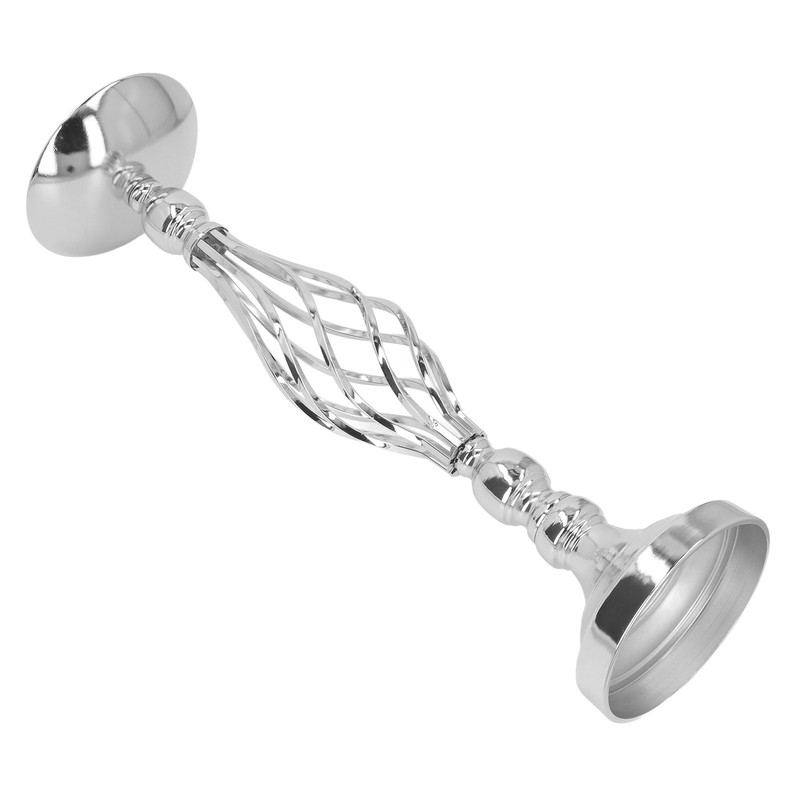 Table Candlestick Ornament Iron Twisted Curb Candle Holder Decorative Ornament