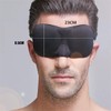 Black Sleep Mask 3D Sleeping Masks Eye Mask, Soft Silk