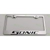 Sonic Stainless Steel License Plate Frame Holder Rust Free