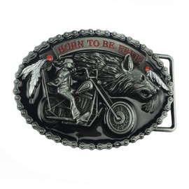 通用 Lkmy Mens Belt Buckle, 3D Skull Locomotive Motorcycle Belt Buckle,Western Cowboy Death Skeleton Vintage Eagle Belt Buckle, Cool Jeans Accessory for Men Women Father's Day, Christmas, Birthday Gift