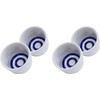 j-pure hitomi Japanese Mino Ware Ceramic Sake Cups set, Blue