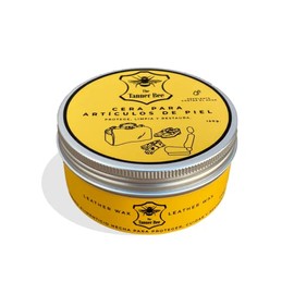 TANNER BEE Cera de Abeja para Limpiar y Restaurar Piel o Cuero | Sillones, Interior de Coche, Zapatos, Tenis, Bolsos, Chamarras, Cualquier Artículo de Piel, Muebles de Madera