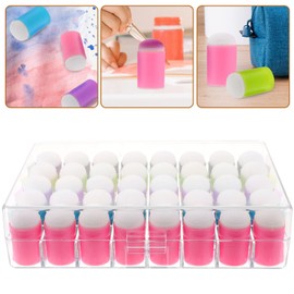 Ciieeo 40pcs Sponge Finger Cot Finger Painting Sponge Finger Stamp Dauber Paint Tools for Kids Craft Sponge Daubers Paint Sponges for Painting Kids Daubers PVC Graffiti Child Drawing Tool