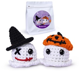 NestledCrafts Crochet Set, Complete Crochet Sets for Beginners Adults, Knitting Set, Soft Yarn, Birthday Gift, Includes Step-by-Step Video Instructions, Instructions (Grim)