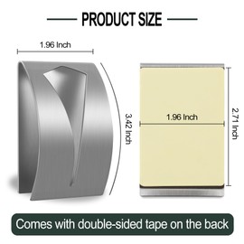 SINSETU Zipper Jig Tool, Quick Zipper Jig Sliders for Zipper Pulls, Stainess Steel Zipper Puller Helper for Pants, Dresses(2 Pack), Black, Silver, 2CLLTX