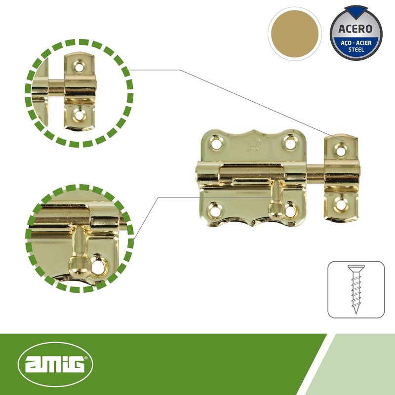 Amig - Overlap Pin | 60 x 48 mm |