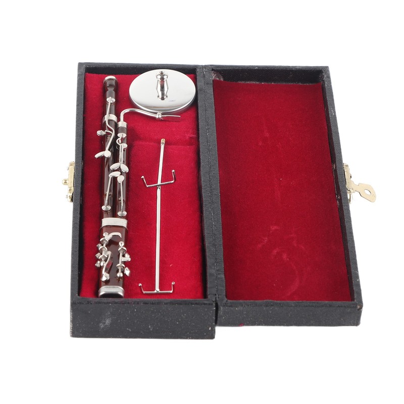 Basson Ornaments Miniature Decoration Mini Musical Instrument Model Gift Craft
