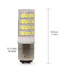BA15D LED Double Contact Bayonet Base Sewing Machine Bulb 120